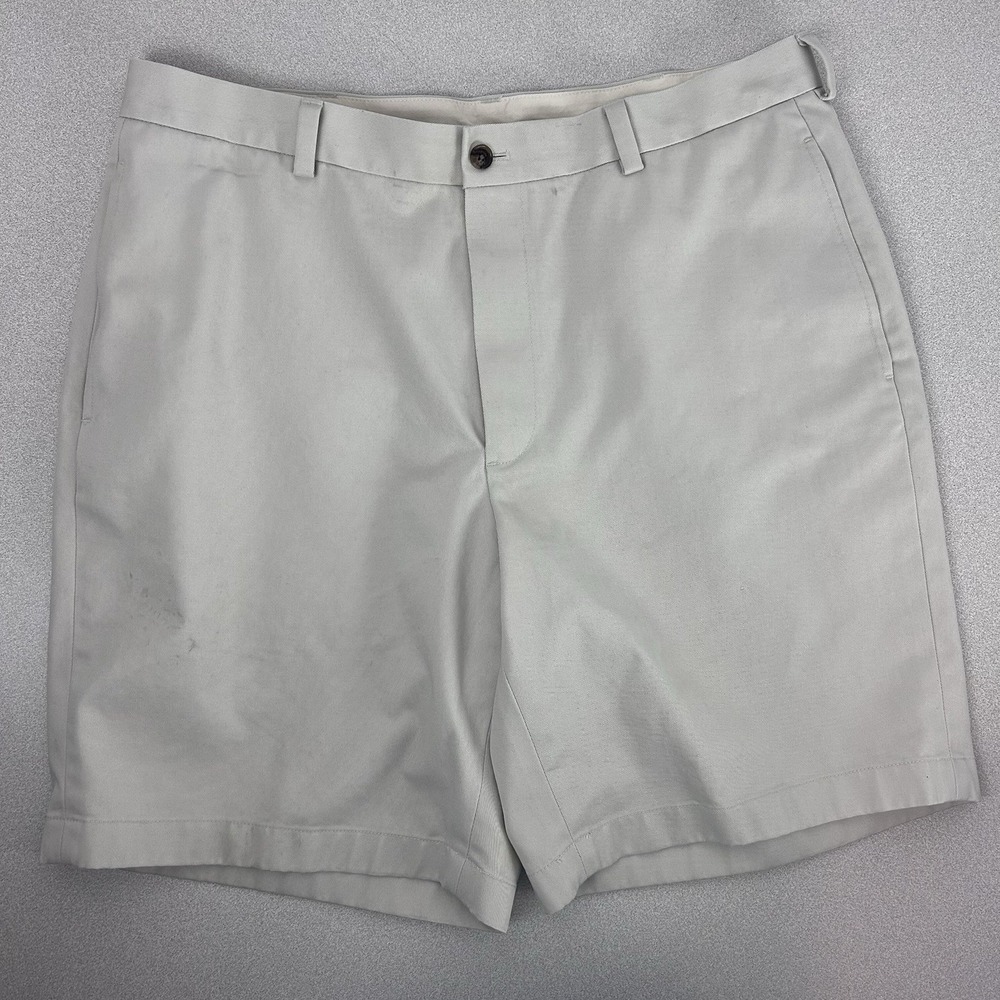Brooks Brothers Shorts W 36 Mens Light Kahki‎ 346 Advantage Chino 100% Cotton